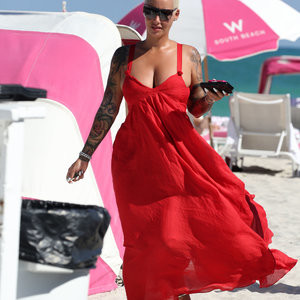 Amber Rose Real Celebrity Nude sexy 045 
