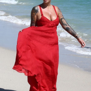 Amber Rose Naked celebrity picture sexy 070 