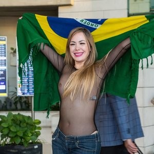 Ju Isen: Bustiest Brazilian Supporter Ever - Celeb Nudes