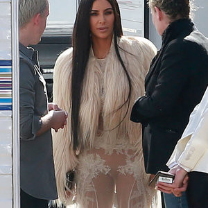 Kim Kardashian See-Through Photos - Celeb Nudes