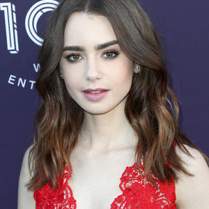 Lily Collins Cleavage - Celeb Nudes
