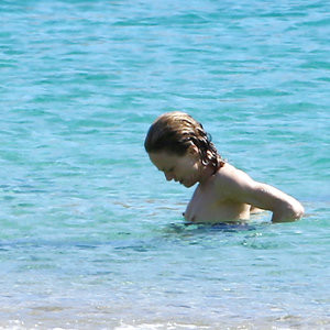Vanessa Paradis at a beach – Celeb Nudes